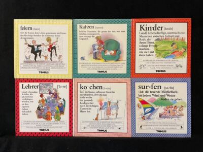 SAMMLUNG PAKET - 27 x TOMUS - EIN WÖRTERBUCH - Weihnachten, Angeln, Bank u.v.a.