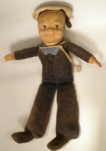 Vintage Cloth Sailor Doll | eBay