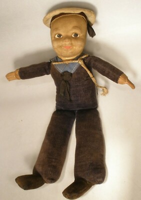 Vintage Cloth Sailor Doll | eBay