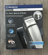 Westinghouse 13 Piece Clipper & Trimmer Combo Set For Hair, Beard & Body