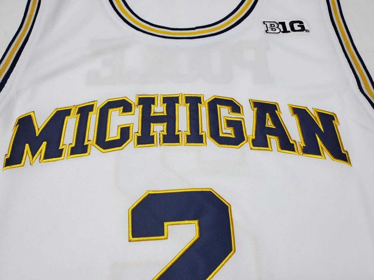Michigan Jordan Poole #2 Jersey