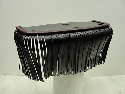 Heritage Springer Driver Floorboard Fringe burgundy trim (1 Pair)