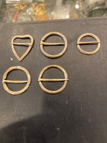 Mittelalterliche Sterling Silber Penannular - Ring Brosche BEGRABEN IN LÄNDLICHEN USA MTNS!! - Bild 3 von 4