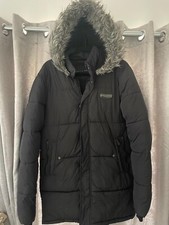 Supply & Demand Men Black Puffer Jacket S