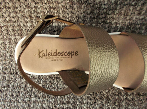 Kaleidoscope Gold Strappy Sandals Size UK5 - Picture 9 of 10