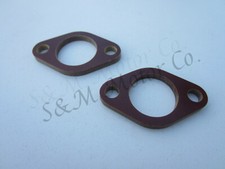 2 AMAL 30MM CARB PHENOLIC TUFNOL SPACER INSULATOR ABF814 70-2968-30 70-4918-30