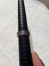 Vtg 925 Sterling Silver twist/braided Band Ring Sz 5.75"- READ