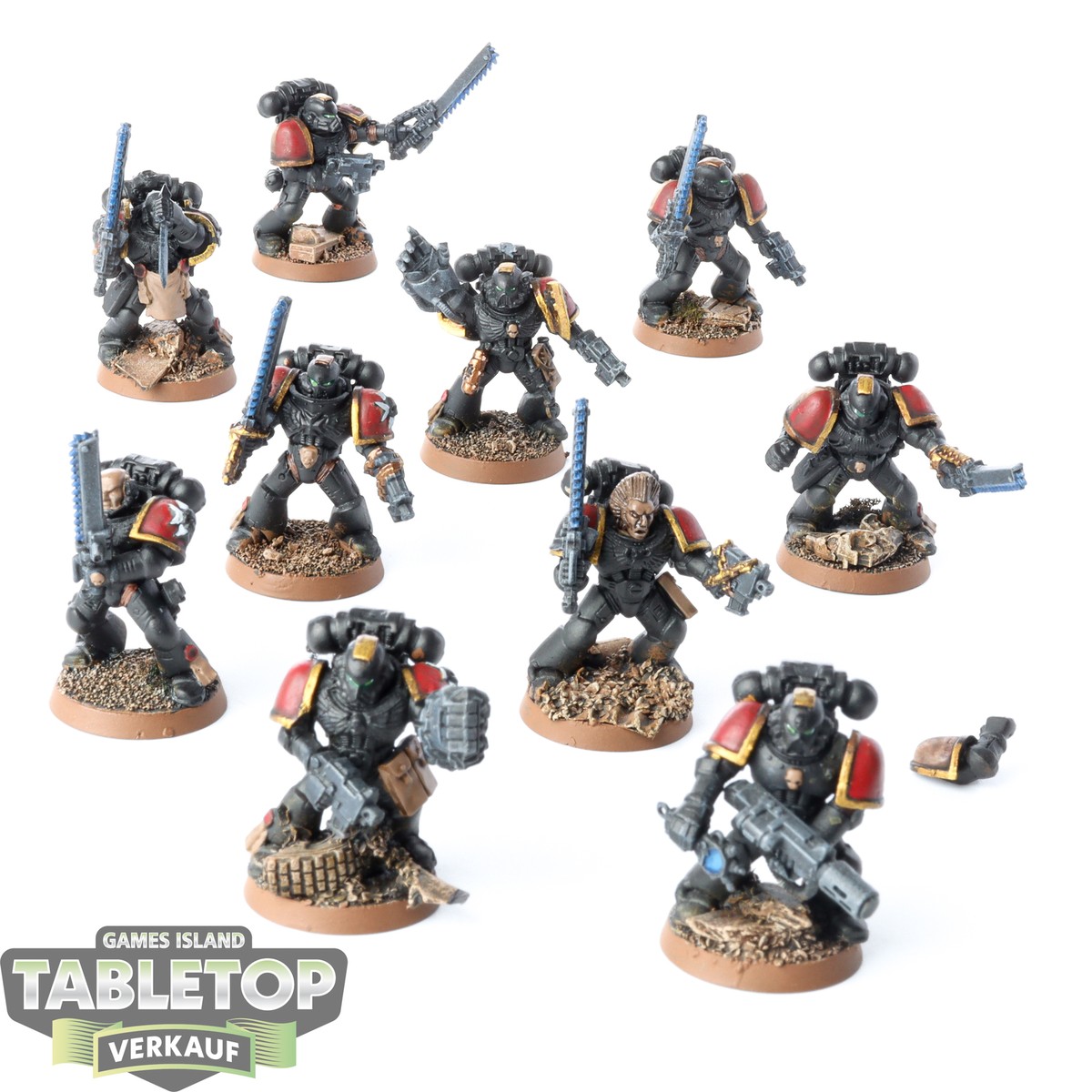 Black Templars - 10 Crusader Squad, klassisch - bemalt | eBay