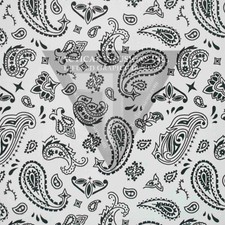 Kydex Paisley Pattern Black 11 7/8 X 11 7/8"