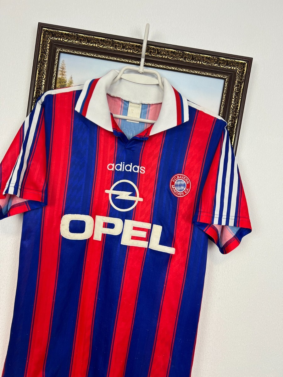 Vintage 90's Adidas Bayern Munich Football Shirt #7 Scholl Mens