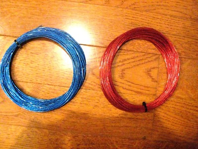 Wilson Optimus Tennis String -2 Sets per Order - Choice of Iridescent, Blue, Red