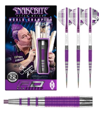 Red Dragon Darts - Snakebite Peter Wright PL15 Medusa 90%  (Steel Dart) NEU