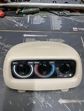 00-05 Ford Excursion Roof Console AC Rear Climate Control W/ Bezel Tan Suv Oem