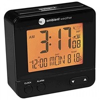 Ambient Weather Rc8300 Atomic Travel Compact Alarm Clock With Auto Night Light Ambient Weather Rc8300 Atomic Travel Compact Alarm Clock With Auto Night Light