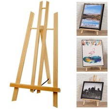 Cavalletto per tela pittorico in legno da tavolo inclinabile 50cm pittura quadri