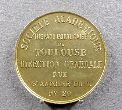 French Medal. Woman Marianne France Gallia Female 