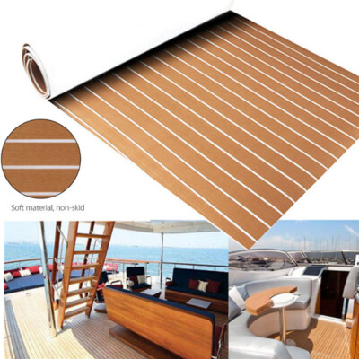 Teak EVA Schaum Boot Yacht Bodenbelag Matte Selbstklebend Teppich Bootsteppich