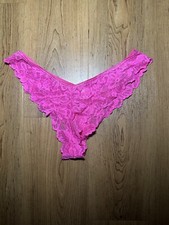 vintage pink floral size S victoria  s secret panties