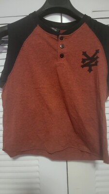 Zoo York SS Baseball Style Tee Red & Black - Size - Small