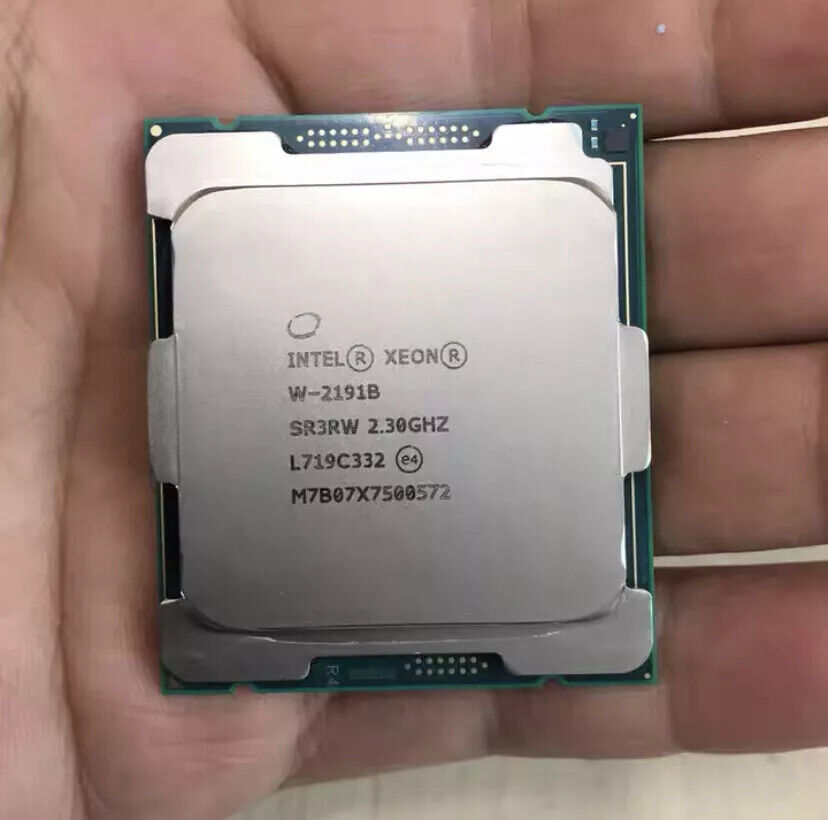 Intel Xeon W-2191B CPU Processor 18 Core LGA2066 QNH8 2.3 Intel Xeon W-2191B CPU Processor 18 Core LGA2066 QNH8 2.3