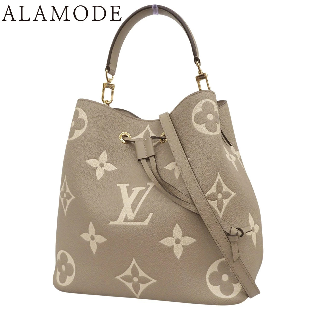 Louis Vuitton Bicolor Monogram Empreinte NeoNoe MM Handbag Shoulder Bag Monogram image 5