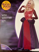 Hocus Pocus Spirit Sarah Sanderson Dress Costume Girls Child XL 14-16