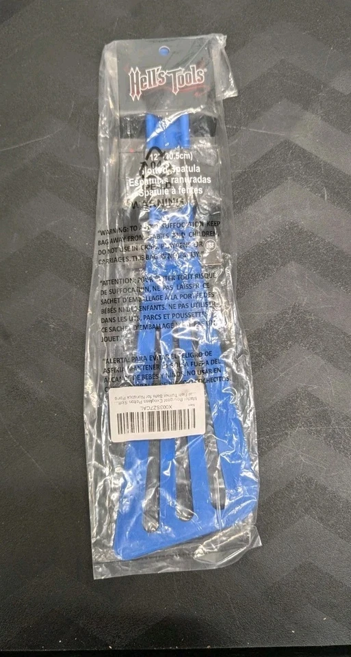 Hell's Tools Mercer Culinary High-Heat 12" Slotted Spatula Blue New In Package  - Image 2 of 4