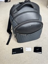 Montblanc Backpack 4810 Black Leather (genuine)