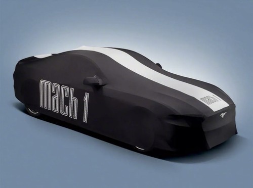 OEM Ford VMR3Z-19A412-C Mach 1 Car Cover Black/White Fits 2021-2023 Mustang