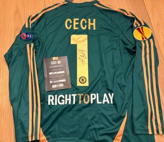 signed Petr Cech Chelsea jersey with Coa from Ultimate Signings
