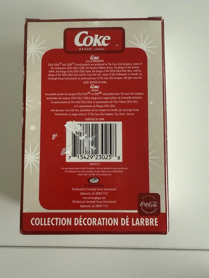 COCA-COLA TRIM A TREE COLLECTION - POLAR BEARS/PENGUINS - 5 MINI ORNAMENTS - NIB - Image 2 of 4