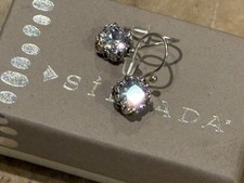 Silpada Neu CZ Sterling Silber Ohrringe, die wirklich funkeln. Made In The U.S.