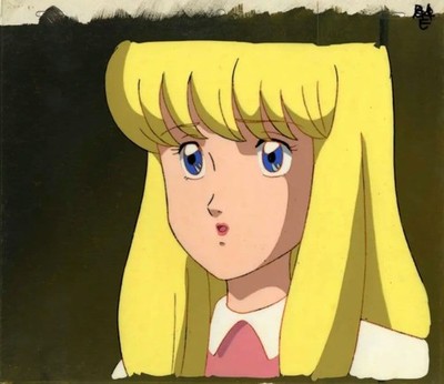 Jenny Blonde Cel Animation Cel 290 x 245 Größe TV-Show Artikel Sammlerstück