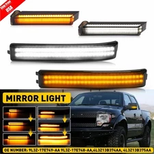 4X Dynamic LED Side Mirror Turn Signal Lights Reflector For Ford F150 2009-2014