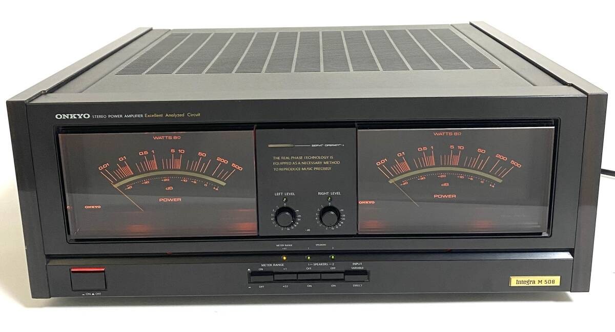 ONKYO Integra M 508 ジャンク品 JUNK ONKYO M-508 Grand Integra Power Amplifier AC100V from