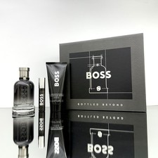 Hugo Boss BOSS BOTTLED BEYOND 3pc Set 3.3oz EDP Spr 3.3oz S/Gel 10ml Travel