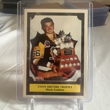 1991 Score Hockey Mario Lemieux #316 Conn Smythe Trophy Actual Shipping Cost
