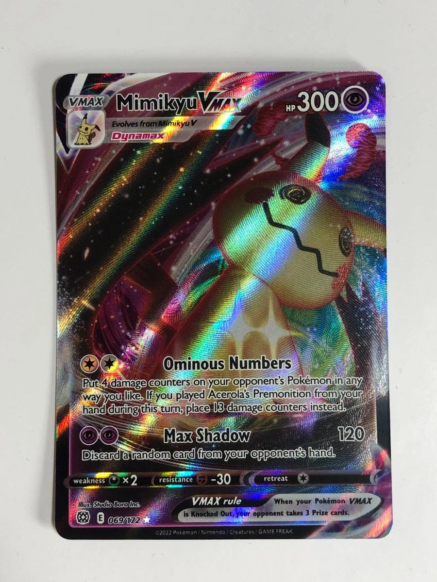 Mimikyu VMAX 069/172 Swsh09: Brilliant Stars for sale | eBay