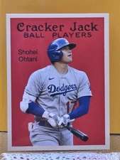 Shohei Ohtani  CRACKER JACK  CARD  💥 Los Angeles Dodgers