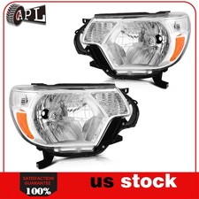 Headlamp Pair Fit For 2012-2015 Toyota Tacoma Headlights Assembly Left Right