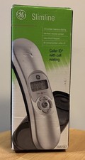 GE CORDED SLIMLINE PHONE with CALLER ID Silver Black 29267GE3 - NEW IN BOX