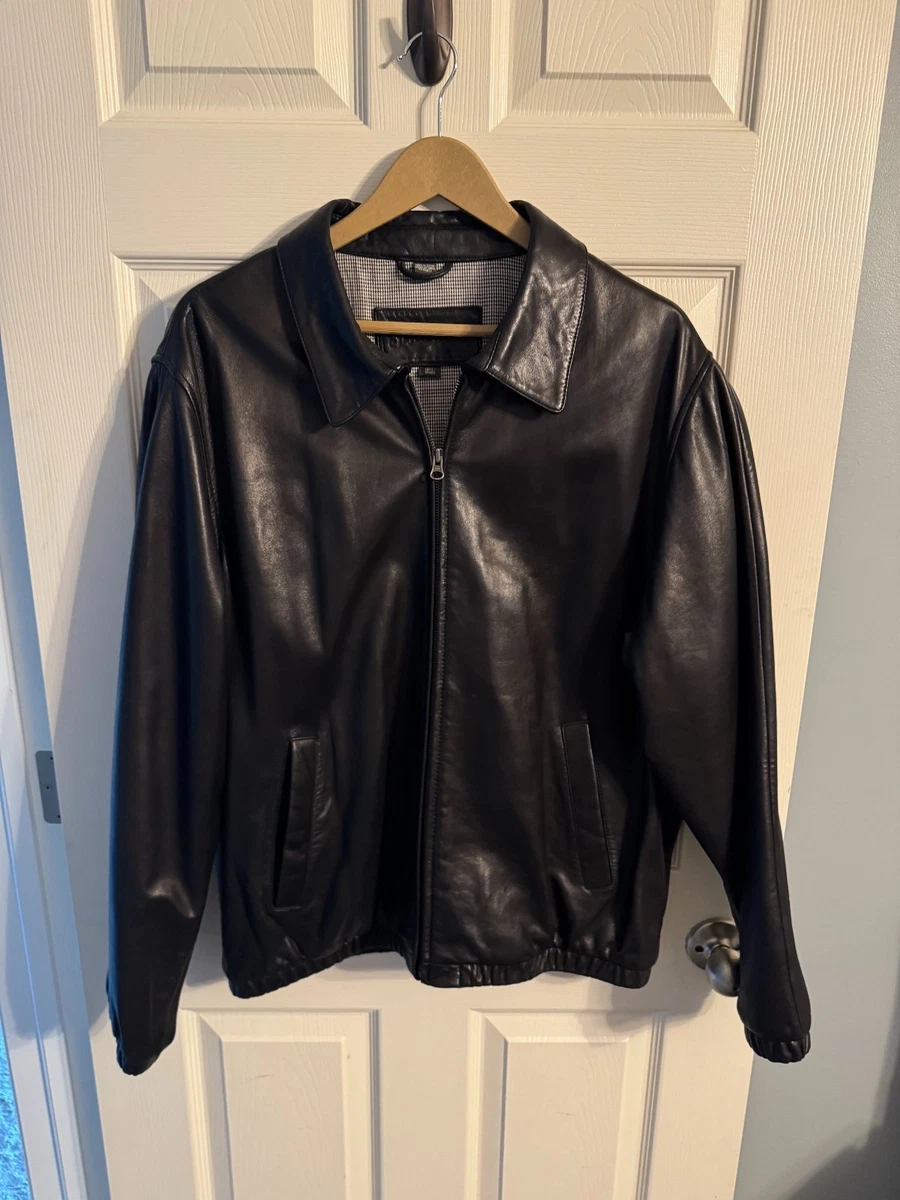 St. John's Bay Leather Outer Shell Black Coats, Jackets & Vests