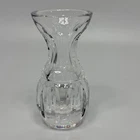 Vtg Waterford Crystal Violet Lismore Bud Vase 4” Faceted Flared Top Mini Mommy