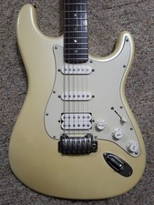 Fender American Deluxe Stratocaster HSS Olympic Pearl 2007 ottima con HSC