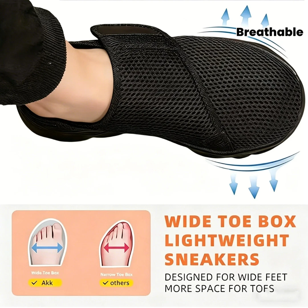 Diabetic Orthopedic Walking Shoes Men Women Wide Fit Swollen Feet Casual Soft AU