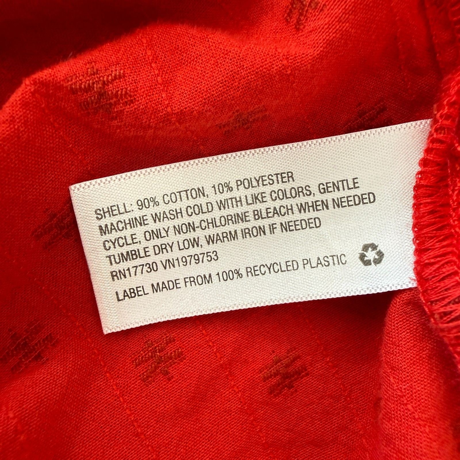 Universal Thread Red Textured Peasant Blouse Top … - image 5