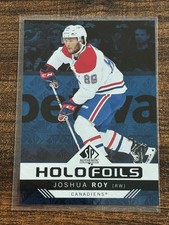 2024-25 SP Authentic Holofoil #HF36 Joshua Roy