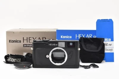 [Presque inutilisé avec boîte] Corps de télémètre Konica Hexar RF 35mm noir... - Photo 1/4