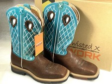 Twisted X Boots MLCS021 Steel Toe Men's 8 D Made In USA