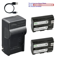 Kastar Battery AC & USB-C Charger for Canon EOS 5D 10D 20D 30D 40D 50D 300D